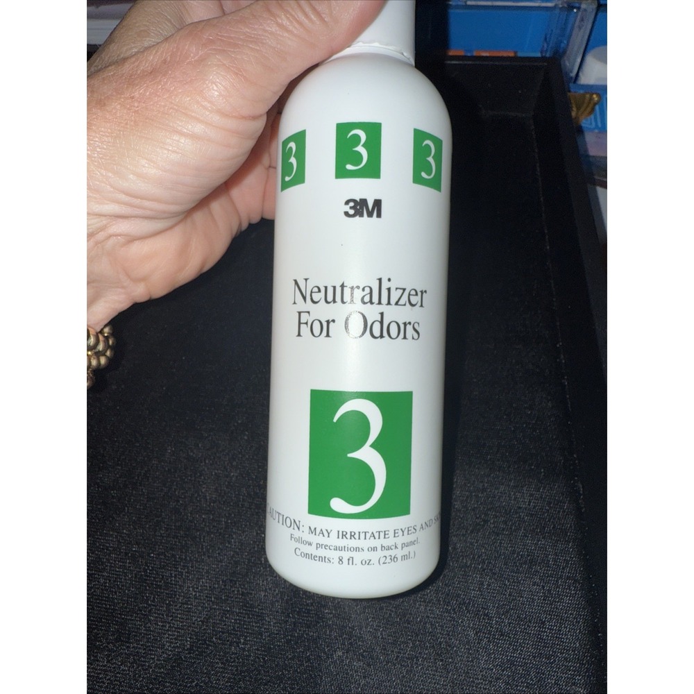 3M Stain Remover Kit  3 Neutralizer For Odors Carpet Care New Sealed 8 Oz (4838)